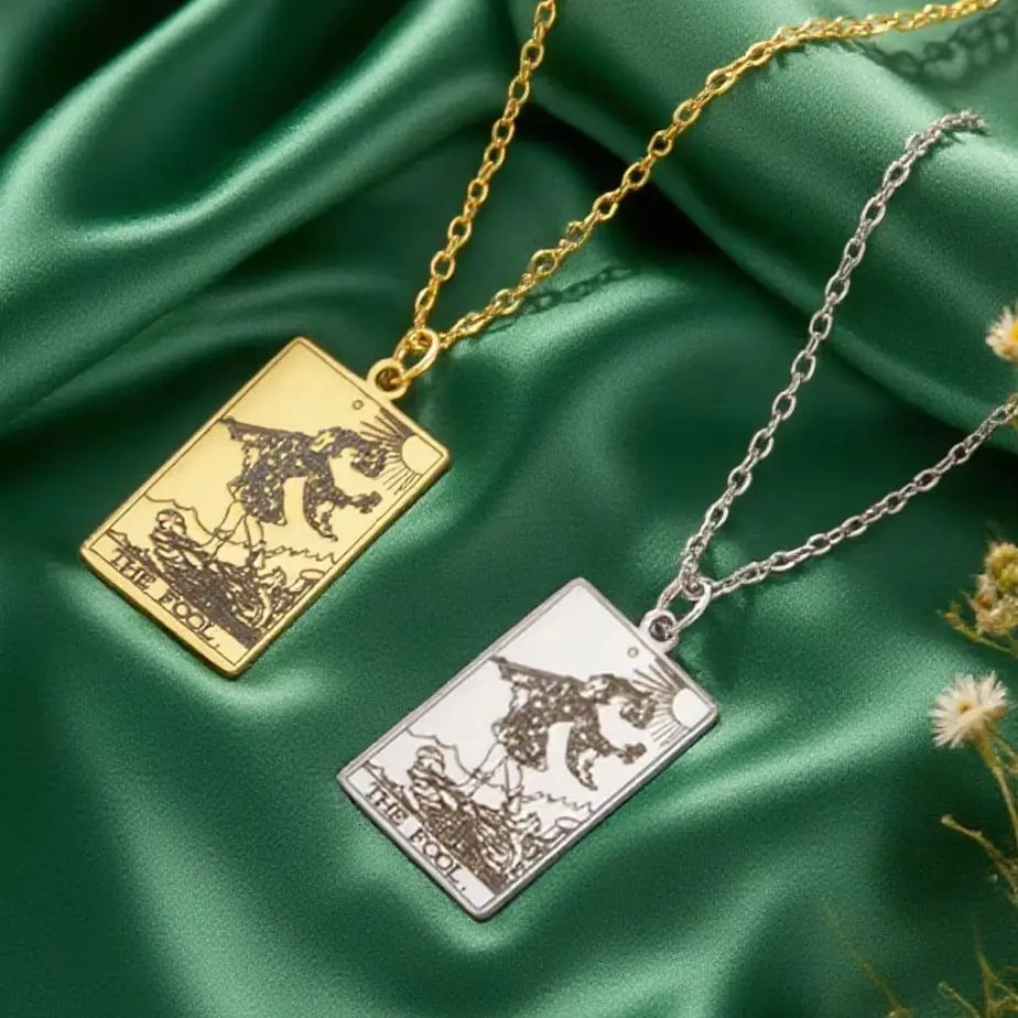 Major Arcana tarot card necklace
