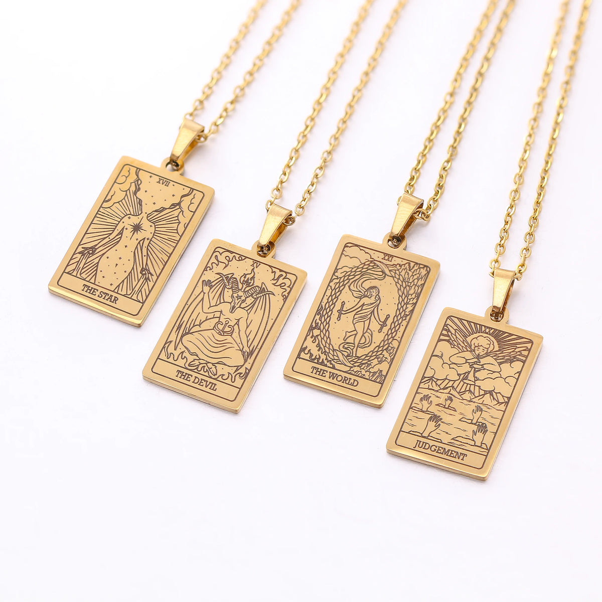 Tarot card amulet choker