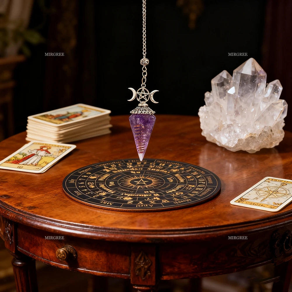 Spirit pendulum and divination disc