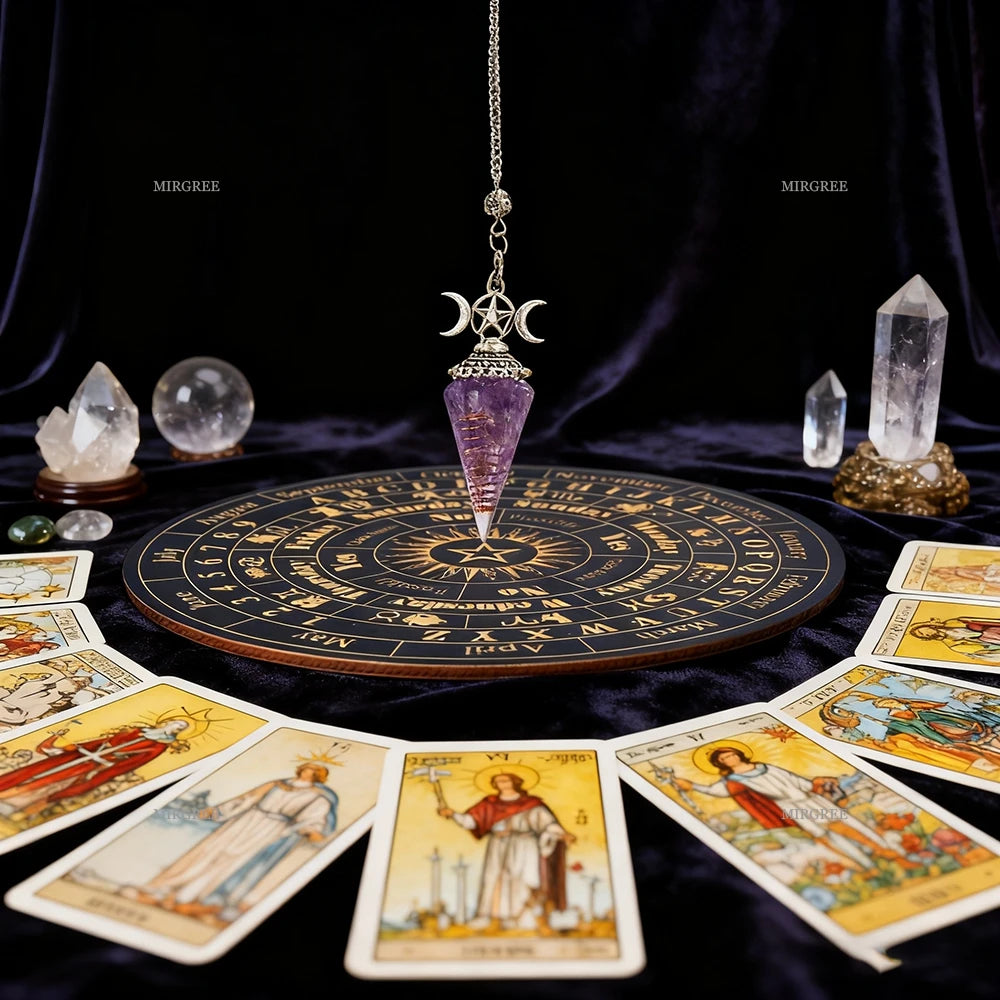 Spirit pendulum and divination disc