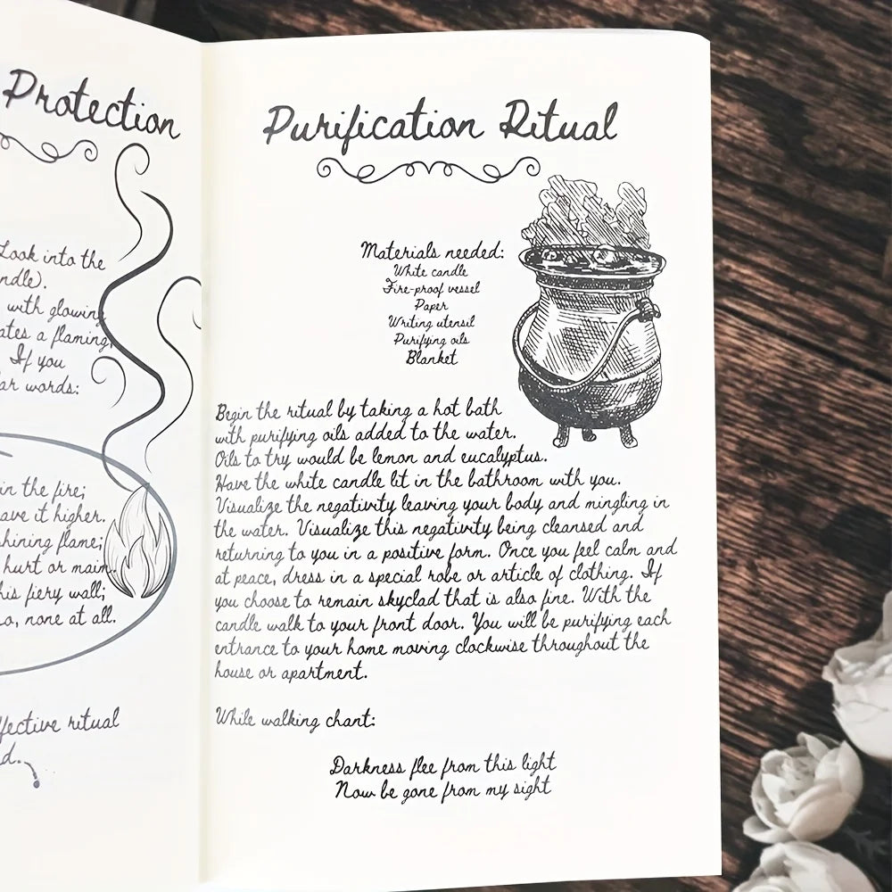 Old Witch Spells Book