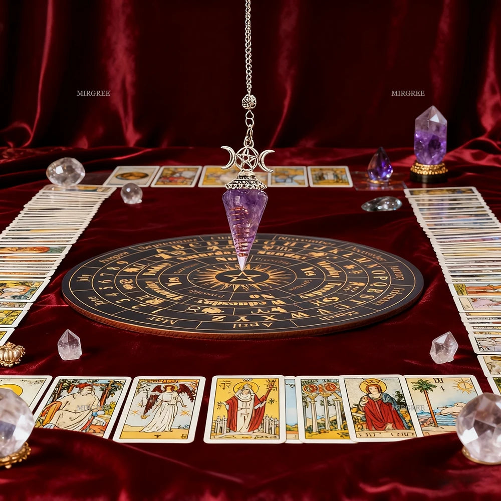 Spirit pendulum and divination disc