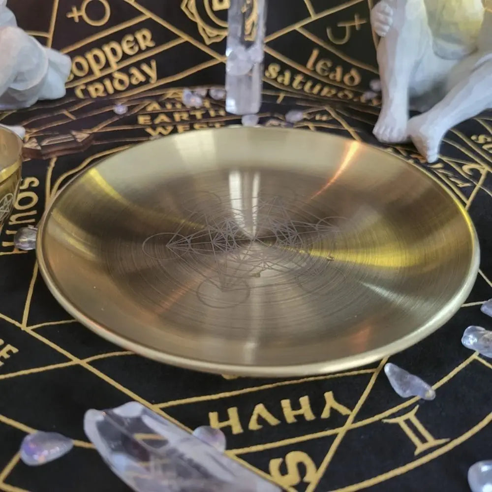 Pentagram altar bowl