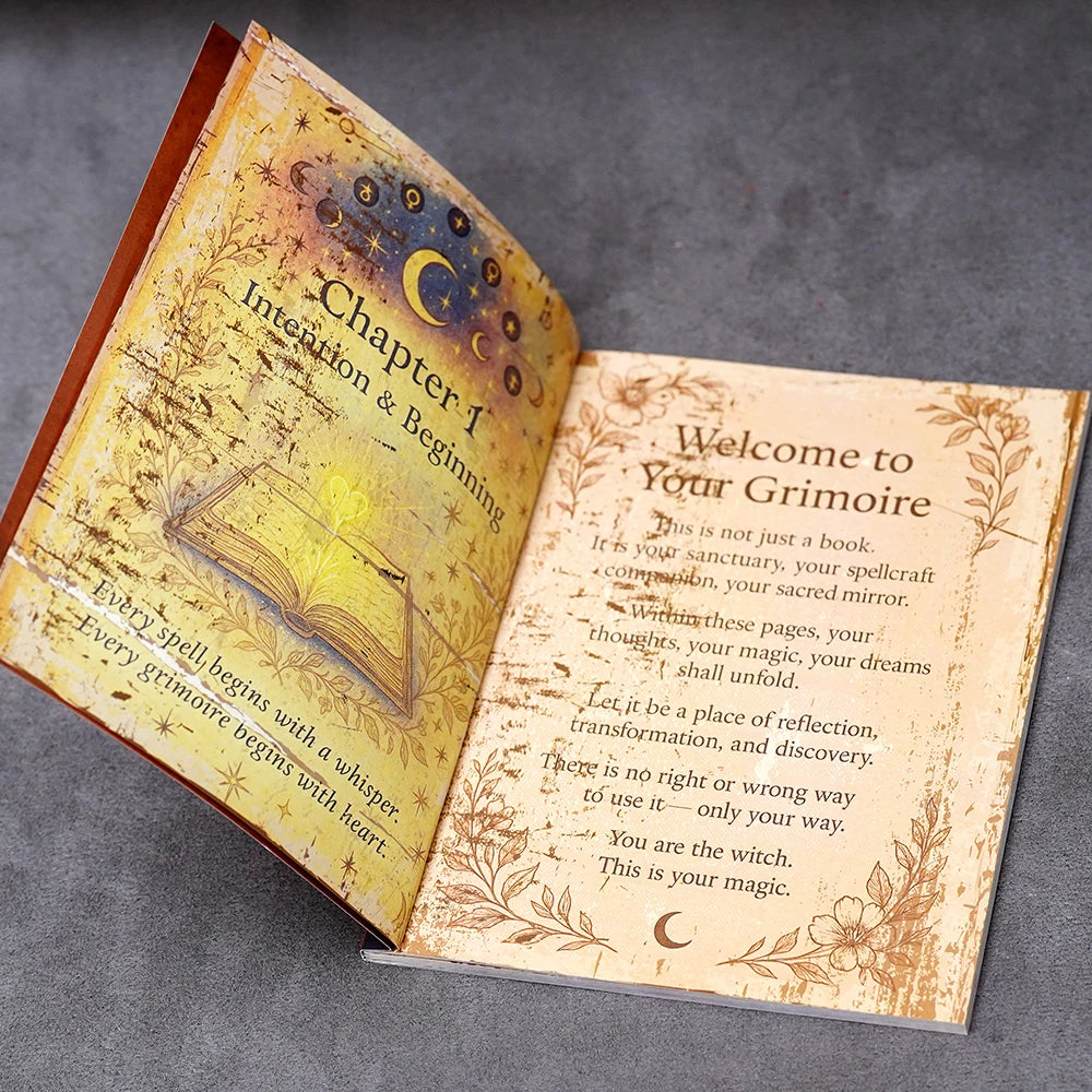 77-page grimoire page kit