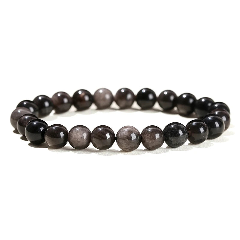 Intention crystal bead bracelet