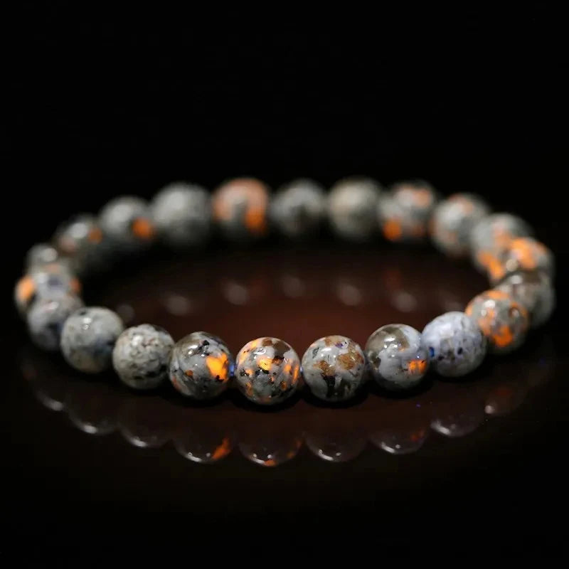 Intention crystal bead bracelet