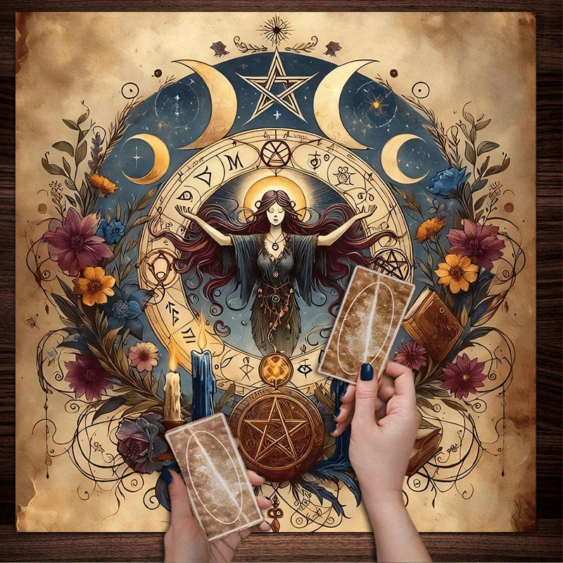 Waterproof pentagram altar cloth