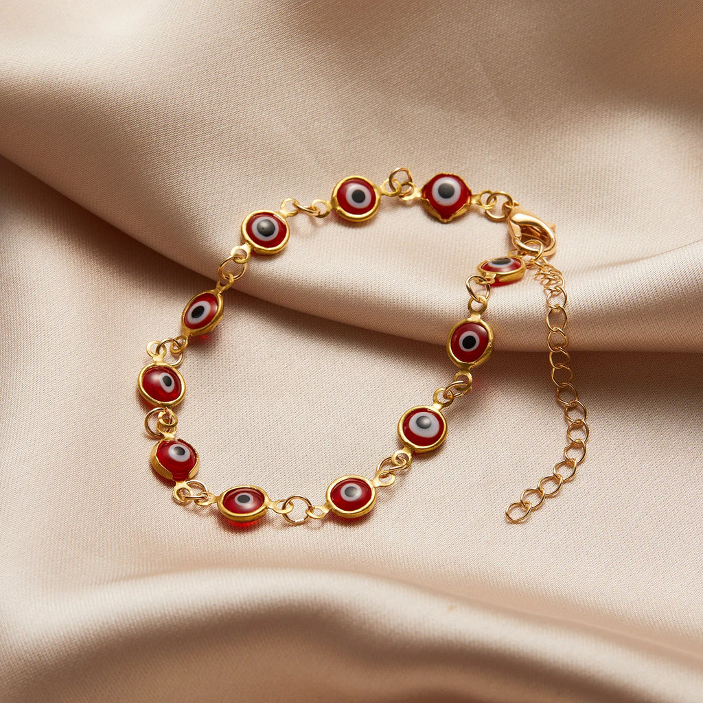 Evil eye chain bracelet