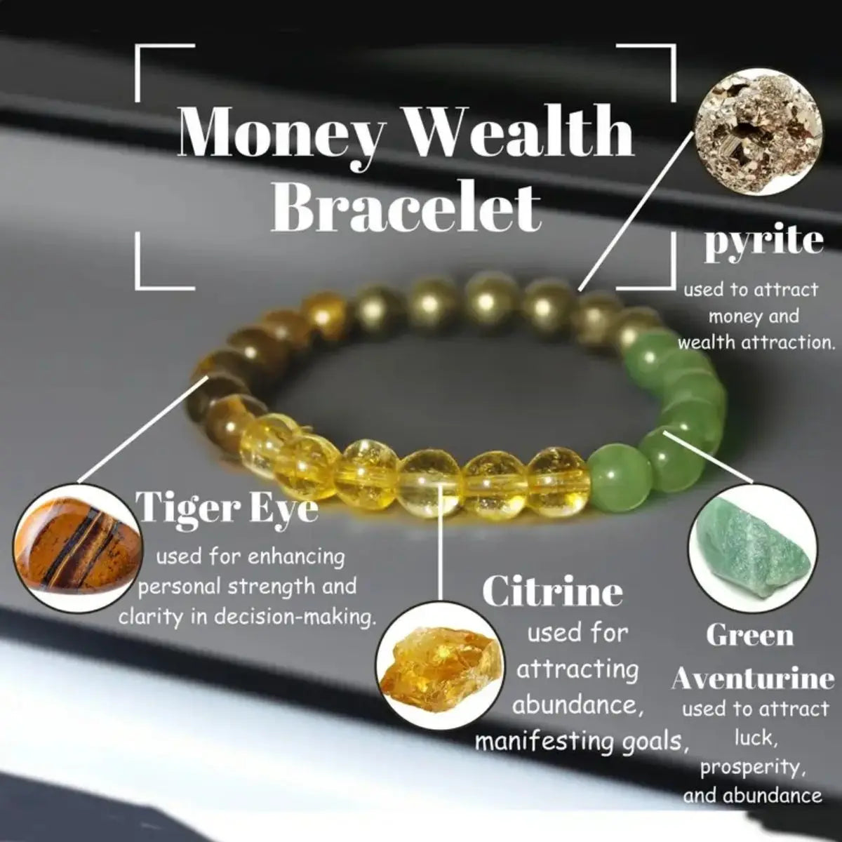 Money and abundance bracelet