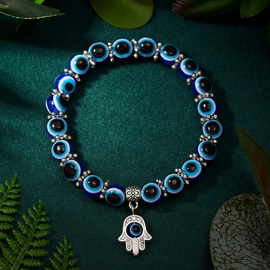 Turkish evil eye charm bracelet