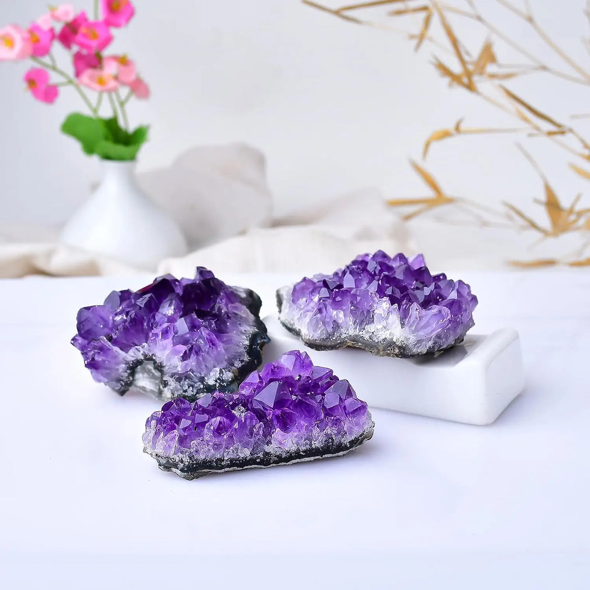 Natural amethyst geode
