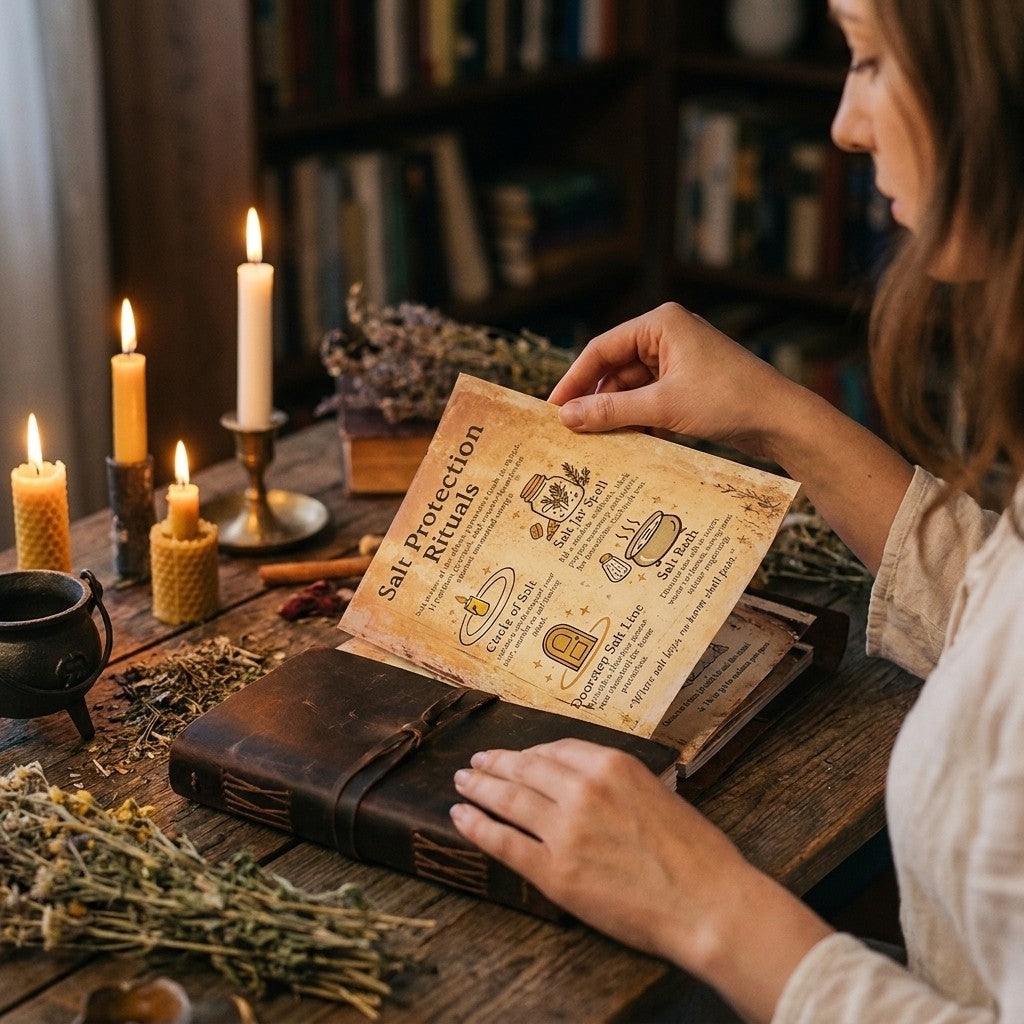 Grimoire Page Kit (77 pages) - in use