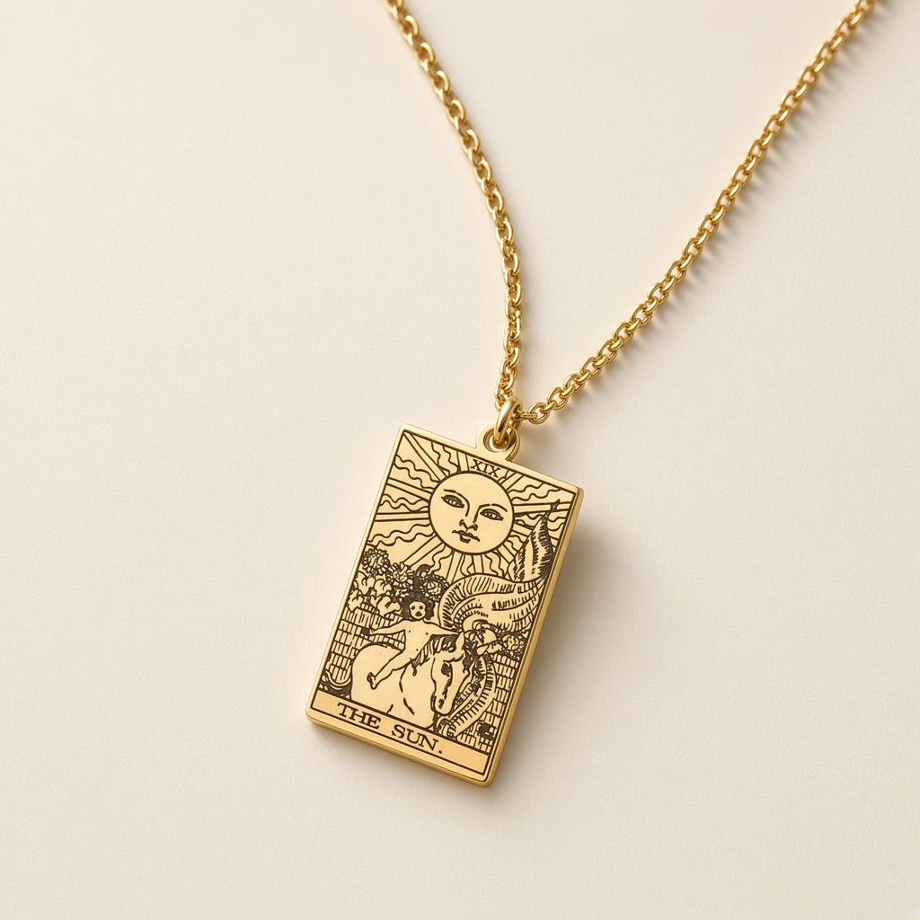 Major Arcana Tarot Card Necklace - product photo