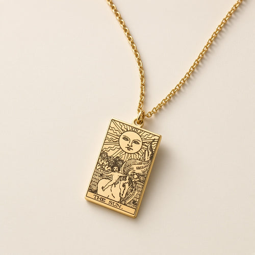 Major Arcana Tarot Card Necklace - product photo