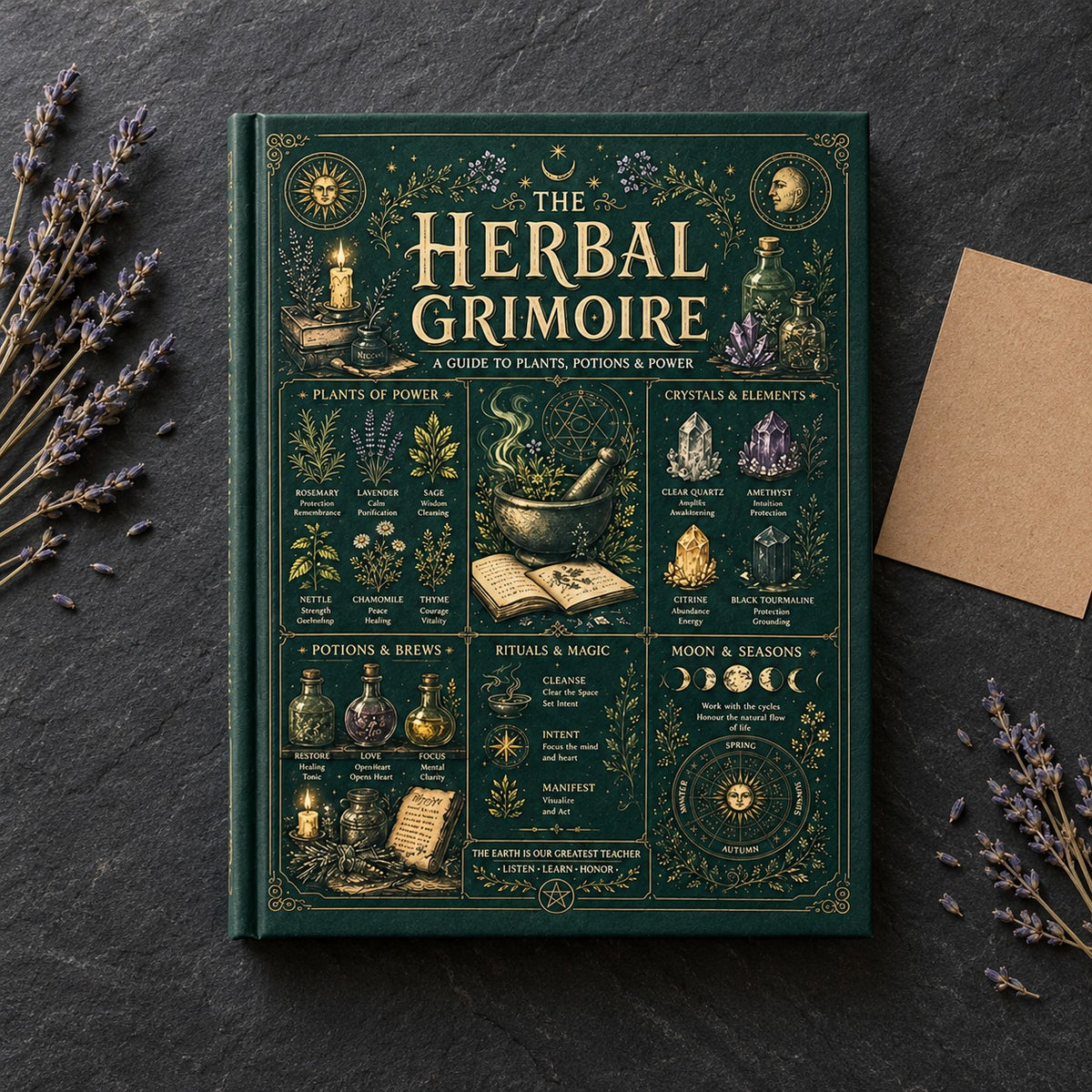 The Herbal Grimoire - what's in the box