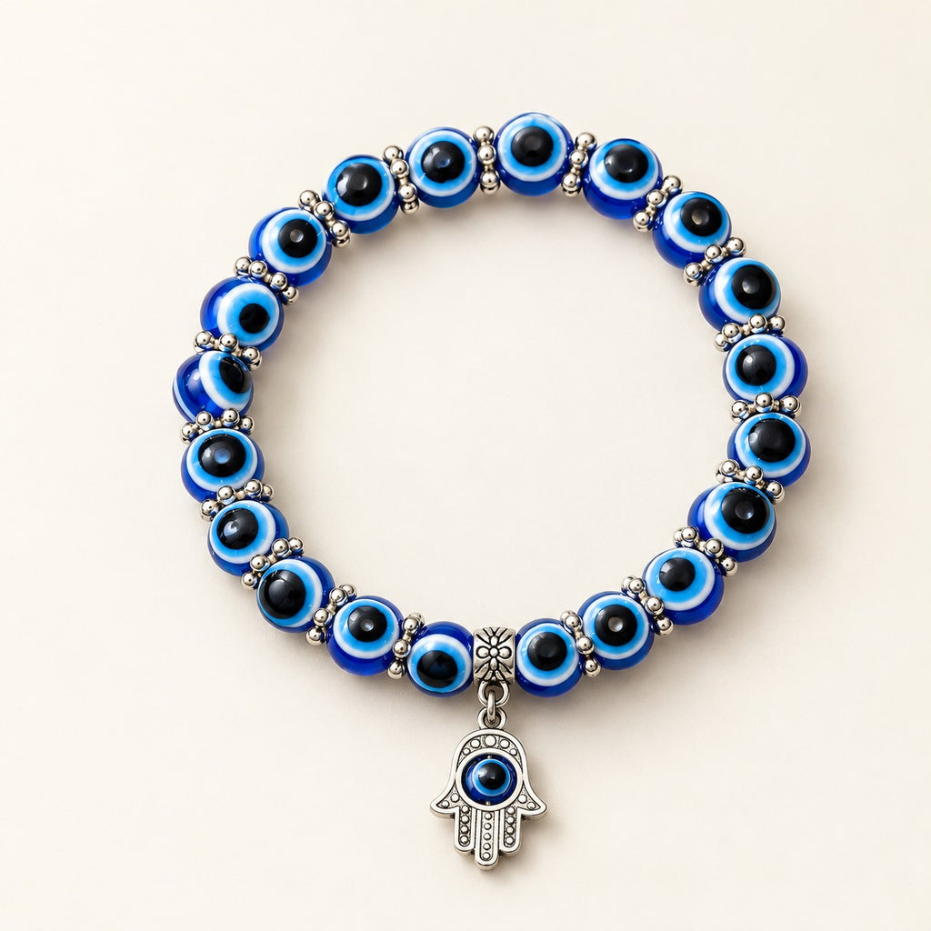 Turkish Evil Eye Charm Bracelet - product photo