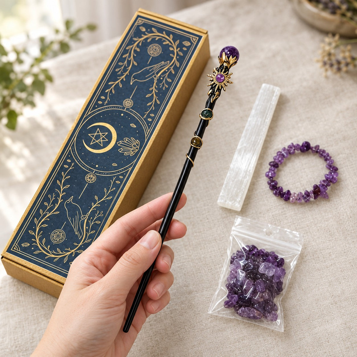Witch's Altar Starter Kit - held in hand for scale