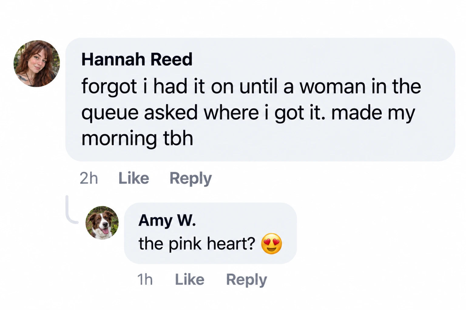 Facebook review from Hannah Reed